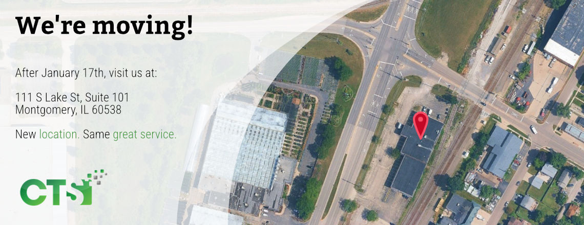 We're moving! After January 17th, visit us at 111 S Lake St, Suite 101, Montgomery, IL 60538